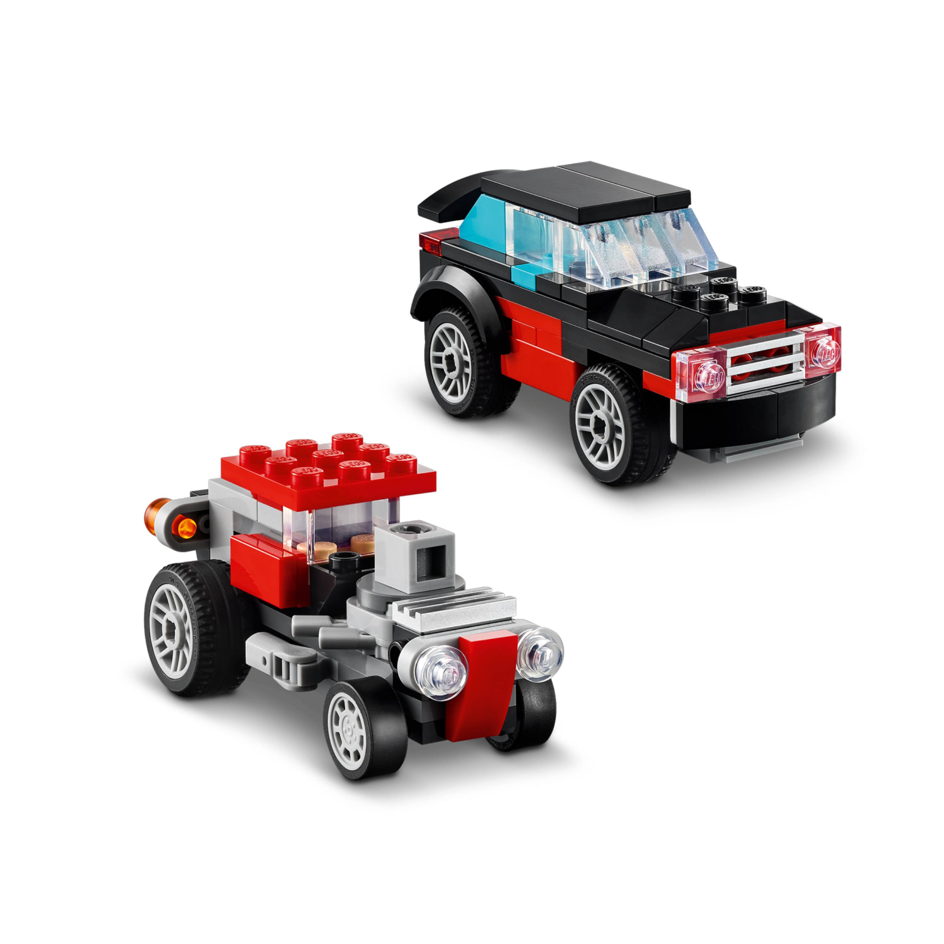 Miniatura LEGO City - Caminhão Plataforma com Helicóptero