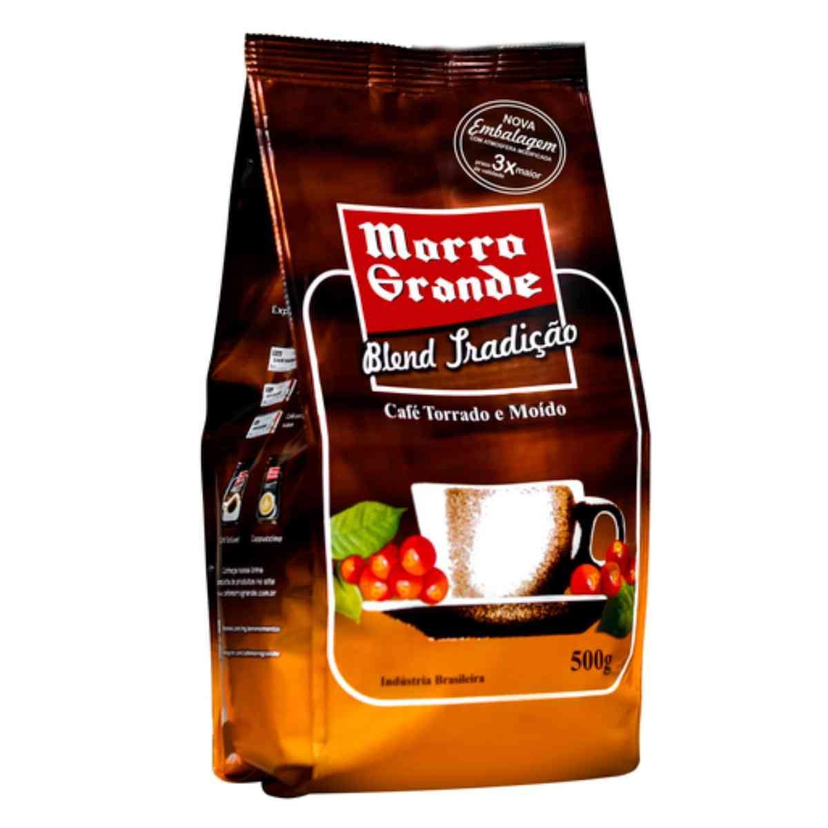 Miniatura Kit 4 Pacotes Cafe Morro Grande Torrado E Moído Blend