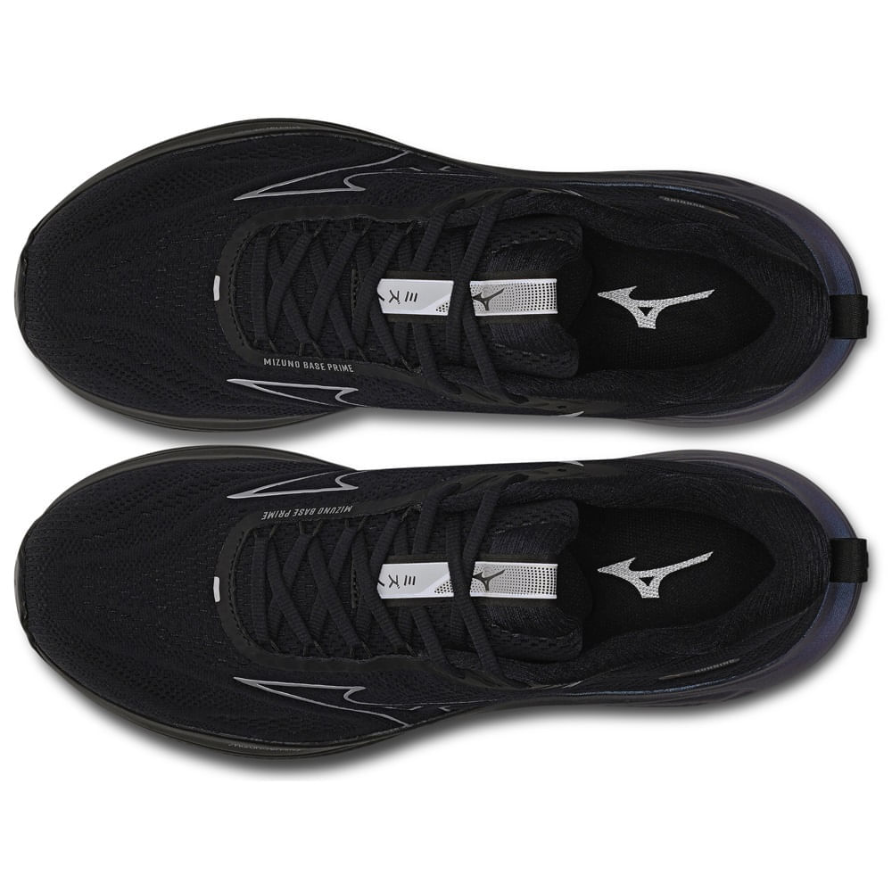 Miniatura Tênis de Corrida Mizuno Base Prime 34 Preto