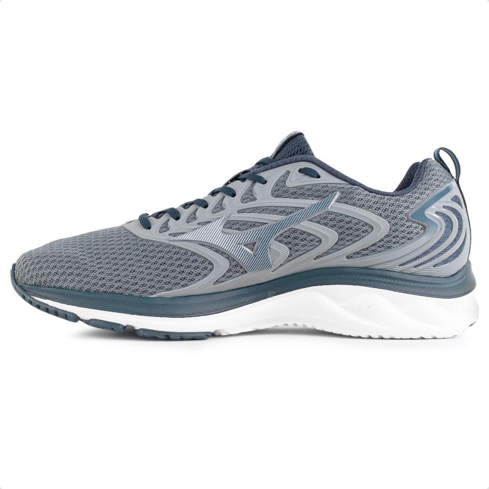 Miniatura Tênis Mizuno Space 4 Masculino Cinza / Cinza - 39
