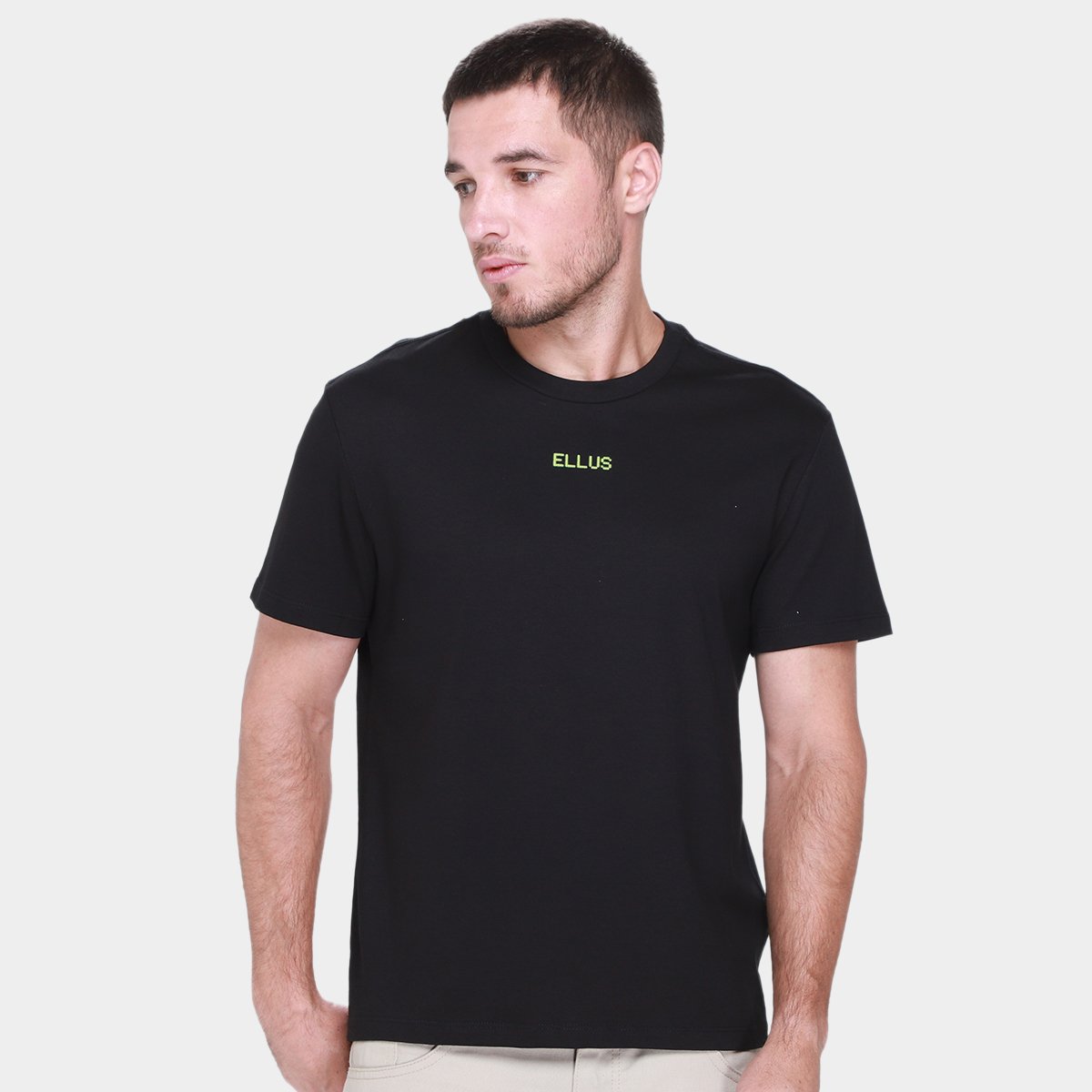 Miniatura Camiseta Ellus Classic Masculina Preto - G
