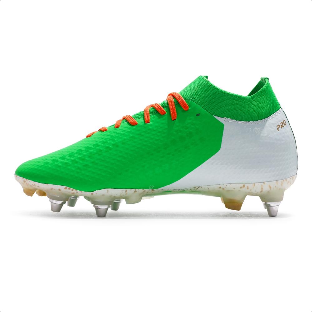 Miniatura Chuteira Campo Umbro Adamant Top Speed Pro Sg Stp Masculina Verde / Branco - 34