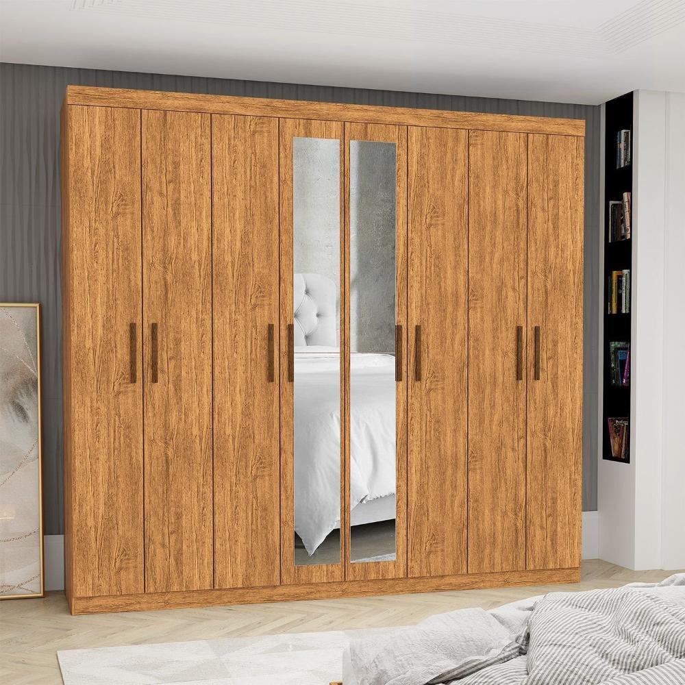 Miniatura Guarda-roupa Stanley 8 Portas 4 gavetas Plus Cinamomo