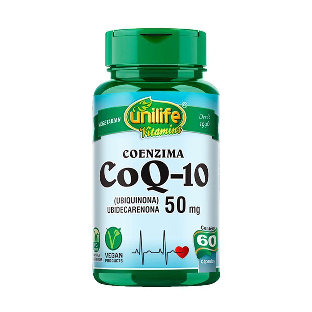 Miniatura Coenzima Coq-10 - 50 Mg Unilife 60 Capsulas Veganas