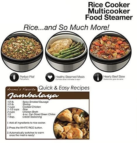 Aroma Housewares Panela Elétrica de Arroz, 1 L, 450W, 110V, preto.