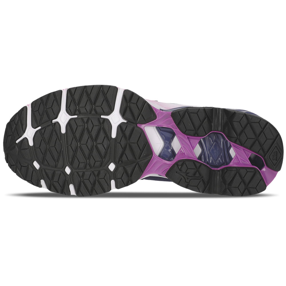Miniatura Tênis de Corrida Feminino Mizuno Wave Frontier 15 Roxo - 36