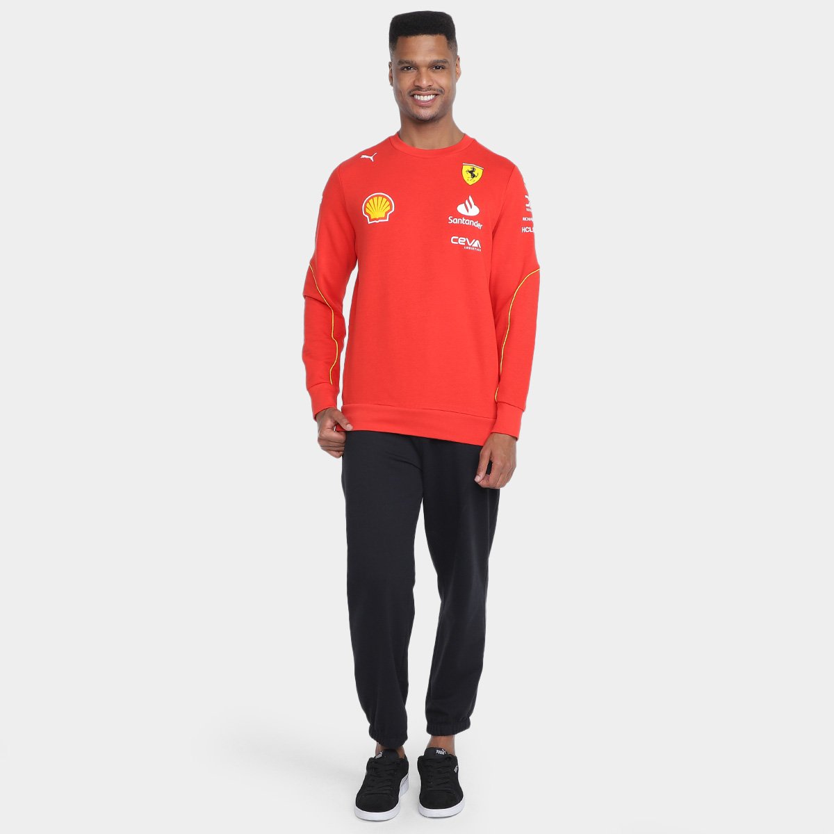Miniatura Moletom Puma Scuderia Ferrari Masculino Vermelho - G