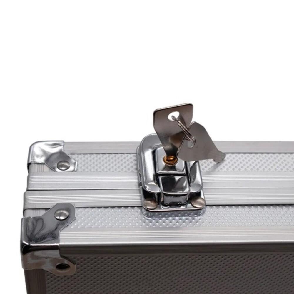 Miniatura Maleta Poker 200 Fichas Aluminio Profissional Jogo Oficial Baralho Dados Kit Completo