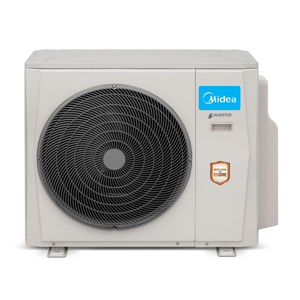 Miniatura Ar Condicionado Multi Tri Split Midea Xtreme Save 27000 BTU (2X9000+1X12000) Quente e Frio 220V