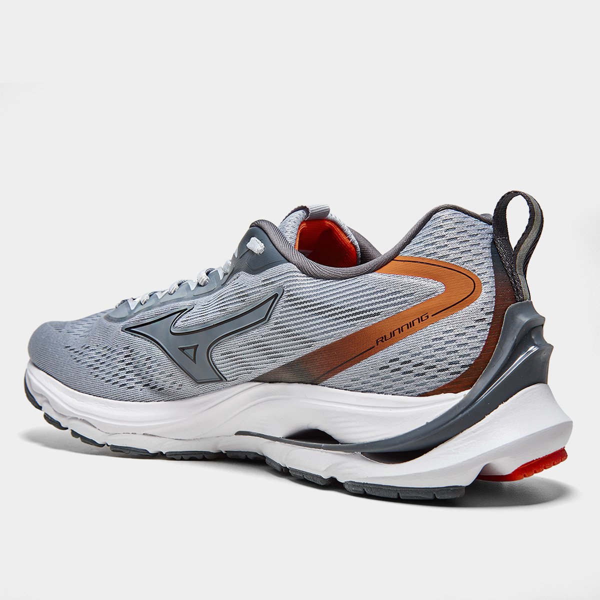 Miniatura Tênis Mizuno Wave Dynasty 5 Masculino Cinza - 38