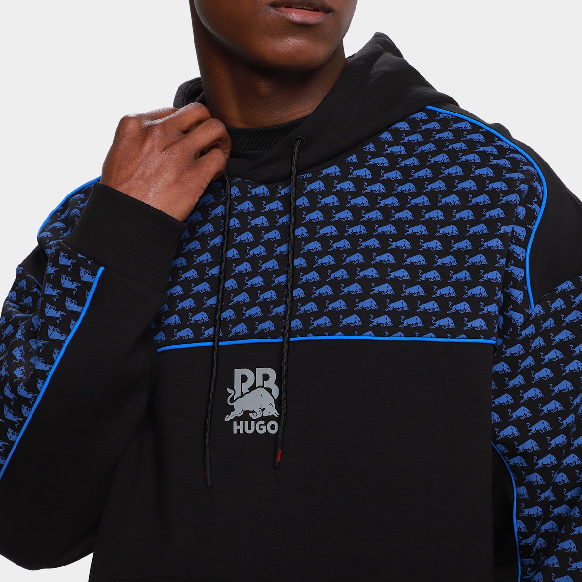 Miniatura Jaqueta Hugo Boss  X Red Bull Dilverston Masculina Preto - G