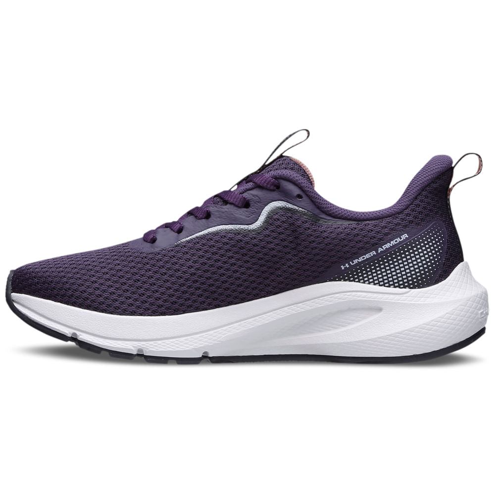 Miniatura Tênis de Corrida Feminino Under Armour Charged First Azul - 34