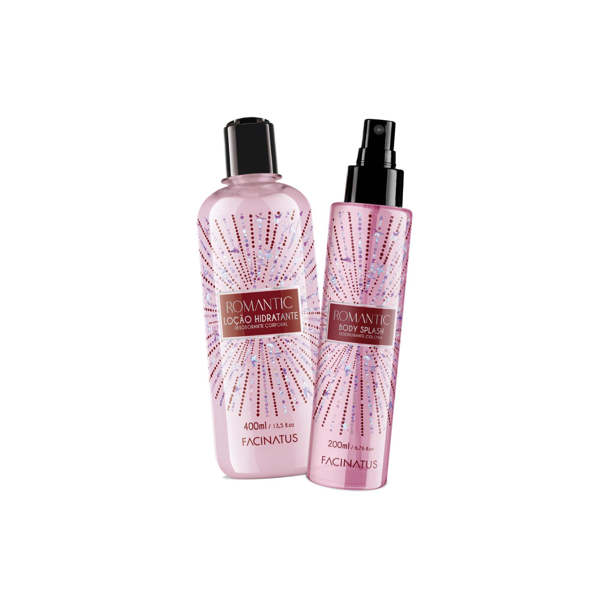 Miniatura Loção Hidratante E Body Splash Romantic Kit Perfumaria