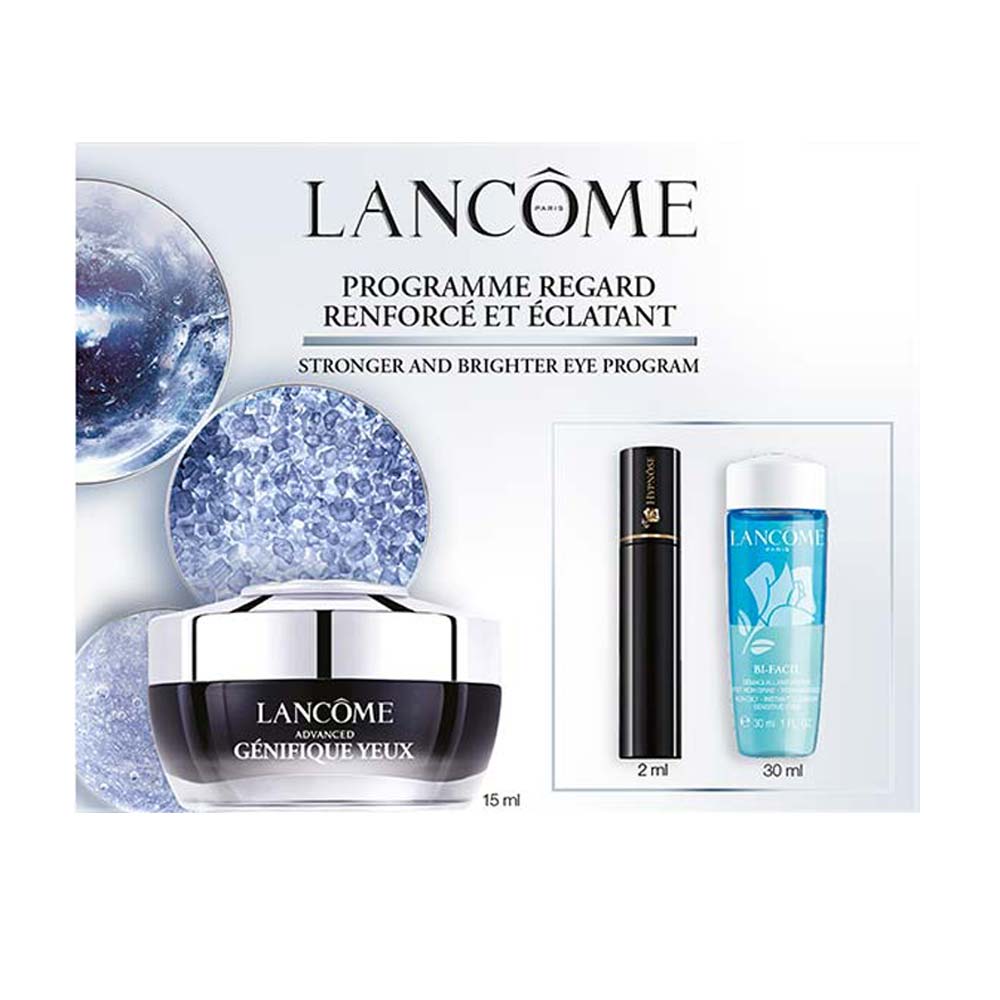 Miniatura Lancôme Génifique Kit - Creme de Olhos + Mini Máscara de Cílios + Demaquilante Kit