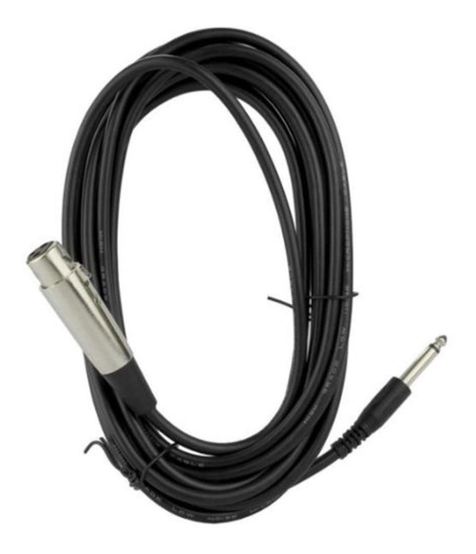 Miniatura Microfone Com Fio Cabo 5 Metros Dinâmico Metal Profissional Homologação: 25481602799