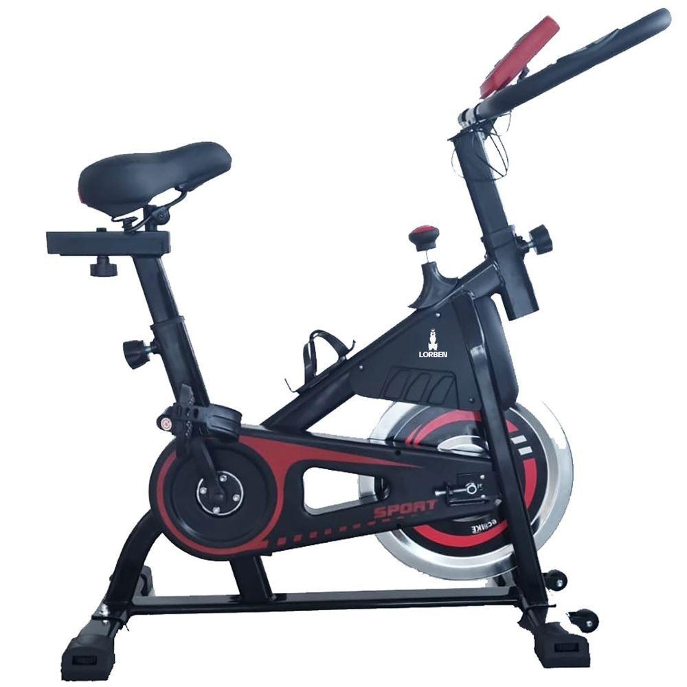 Miniatura Bicicleta Ergométrica Lorben Spinning Bike Indoor Magnética Com Display Digital Gt6179