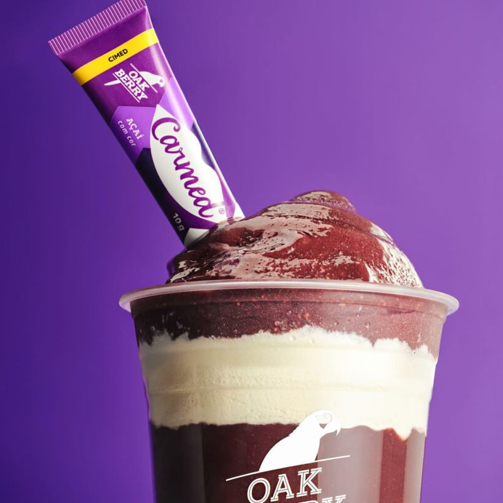 Miniatura Hidratante Labial Carmed Açaí Efeito Gloss com Cor 10g