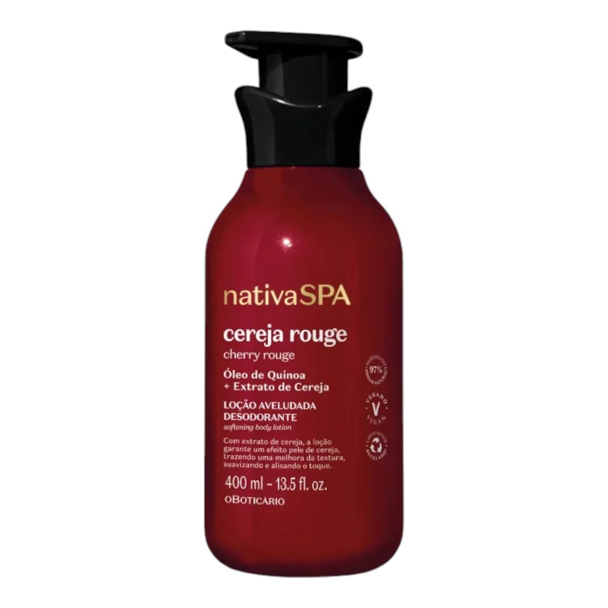 Miniatura Nativa Spa Cereja Rouge Hidratante Corporal 400Ml Boticário