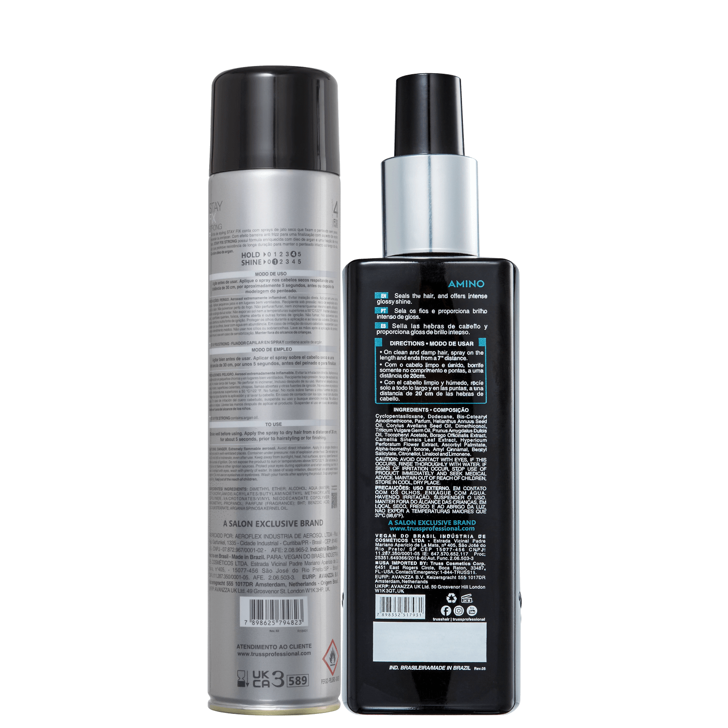 Miniatura Kit TRUSS Amino Liponutriente + Stay Fix Strong (2 Produtos)