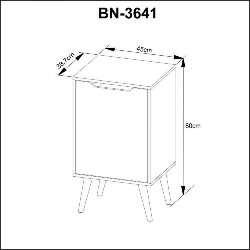 Gabinete para Banheiro com Espelheira 45cm Branco