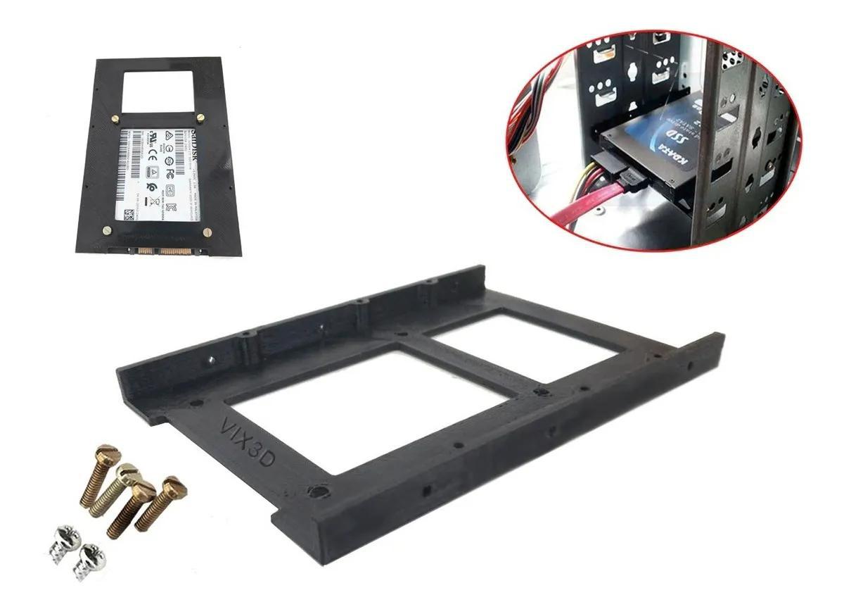 Miniatura Suporte Adaptador Hd Ssd 2,5 Para 3,5 Servidores Desktop Pc
