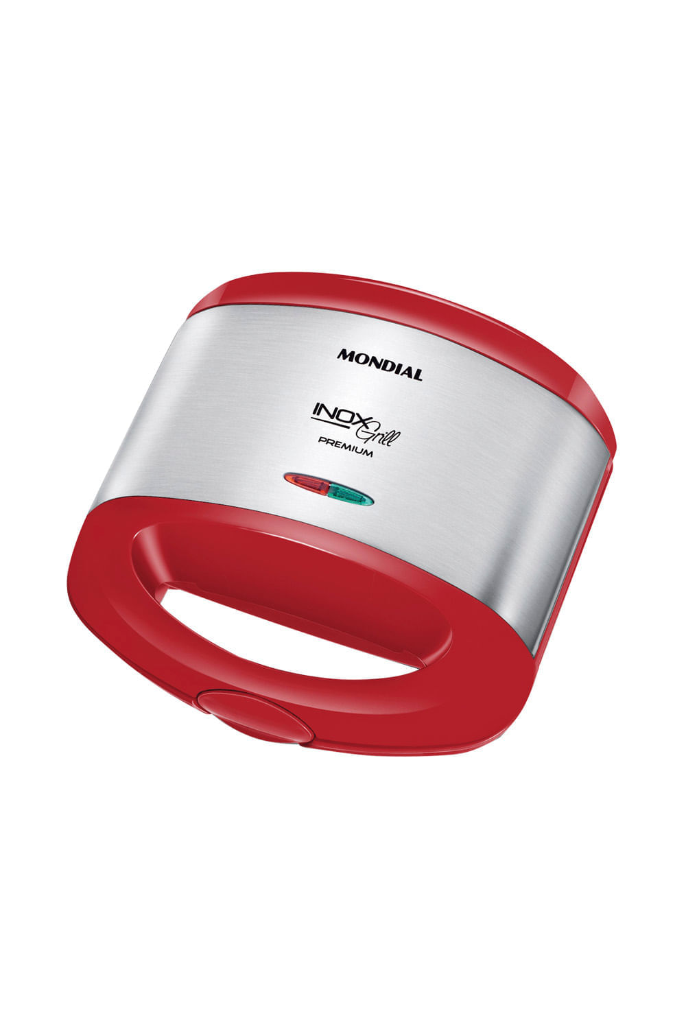 Miniatura Grill e Sanduicheira Mondial Inox Red S19 Vermelha Inox - 800W 127V