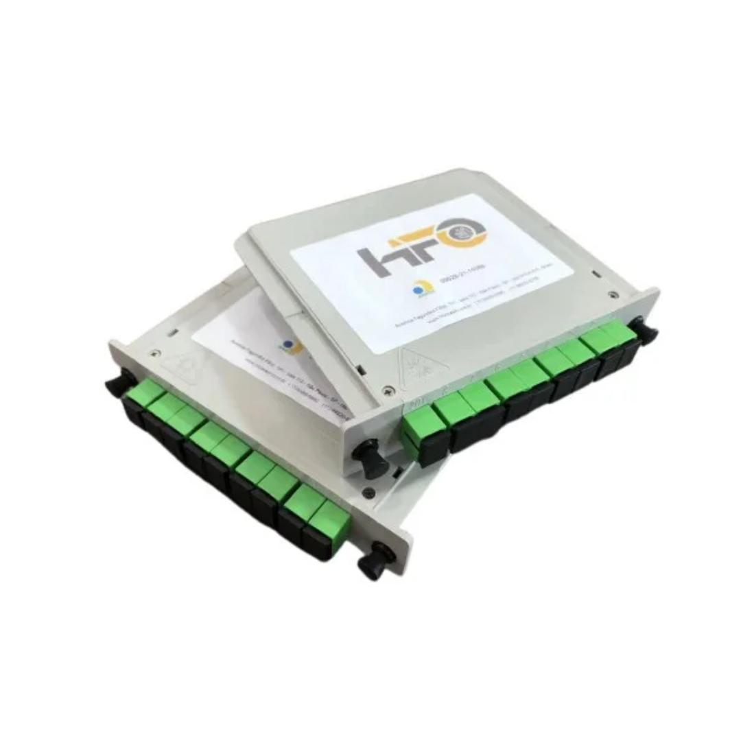 Splitter Box Modular 1X8 Apc Fibra Óptica Rede Internet Pon