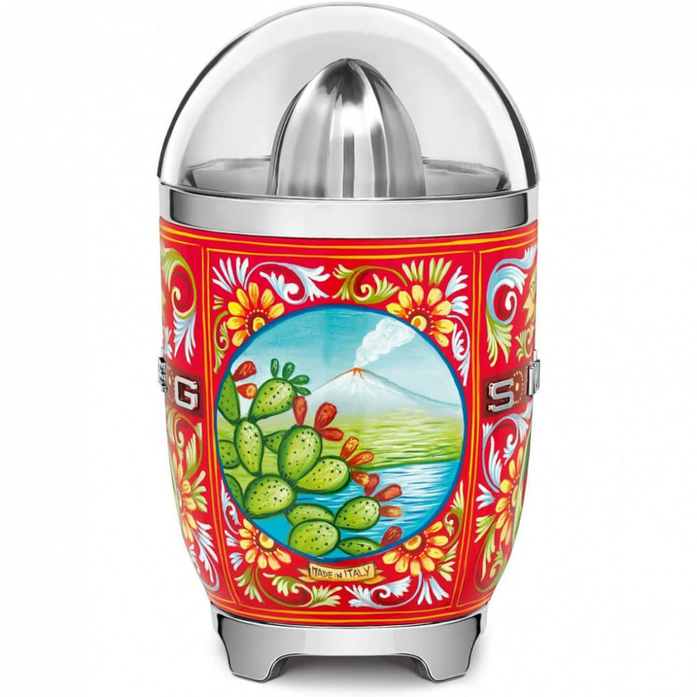 Miniatura Espremedor Elétricos de Frutas em Aço Inoxidável Dolce and Gabbana Smeg 110V 80W