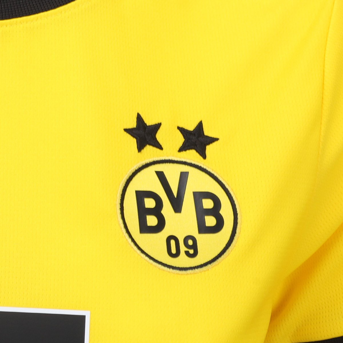Miniatura Camisa Borussia Dortmund Home 23/24 s/nº Torcedor Puma Feminina Amarelo+Preto - GG