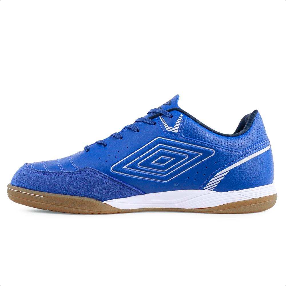 Miniatura Chuteira Futsal Umbro X-Comfort Masculina Azul / Branco - 42
