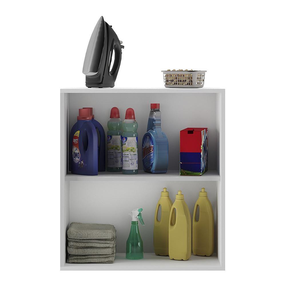 Miniatura Armário Lavanderia Com 2 Portas Multimóveis Branco
