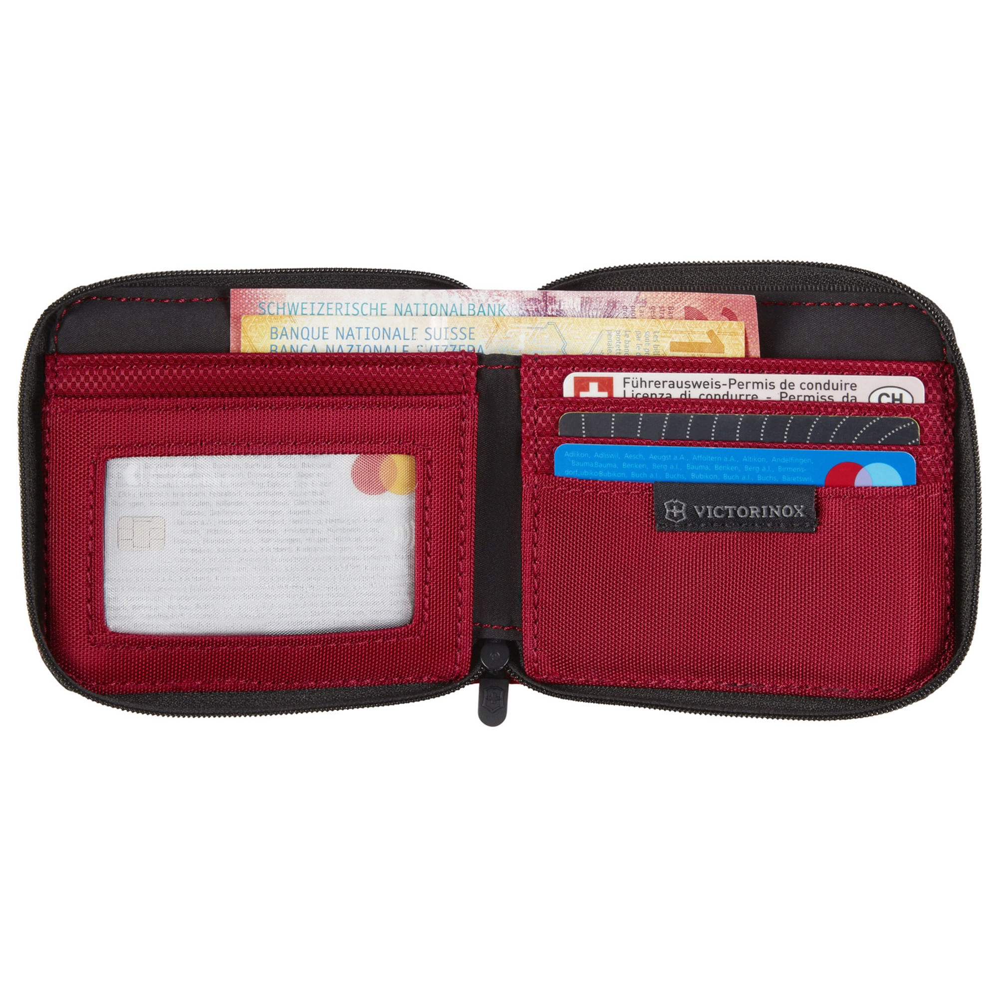 Miniatura Carteira Victorinox Zip Around Vermelha vermelha