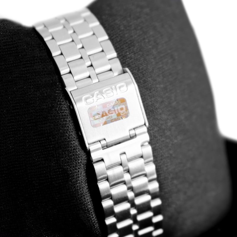 Relógio de Pulso Unissex Prata Casio Vintage Digital A159WA-N1DF