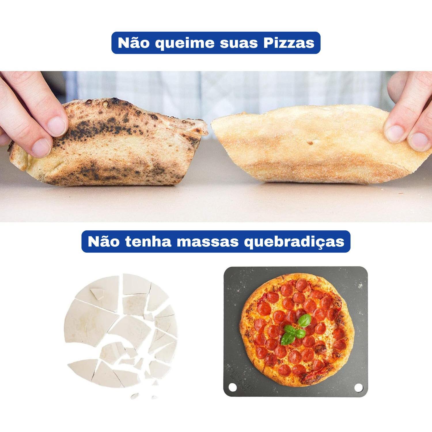Chapa Metálica Multiuso Para Assar E Grelhar 40X34Cm 6Mm