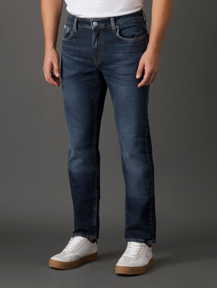 Miniatura Calça Jeans Masculina Slim Premium Wash Calvin Klein Jeans - Marinho Calça Jeans Masculina Slim Premium Wash Calvin Klein Jeans Marinho 38