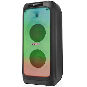 Miniatura Caixa de Som Amplificada TRC X1500 com Bluetooth, Rádio FM, Função Karaokê e Iluminação de LED – 1500W