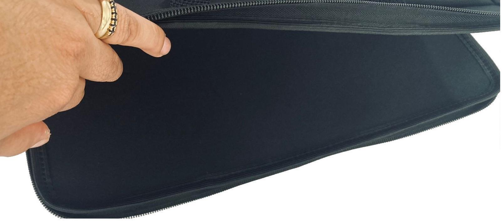 Miniatura Pasta Mala Maleta Capa Case Notebook 15.6'' Bag Bolsa Luva