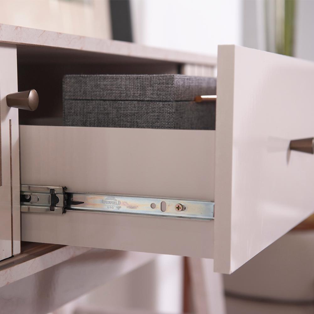 Miniatura Aparador E Mesa De Centro Para Sala Estind Calacata Off White Mdt Calacata Off White