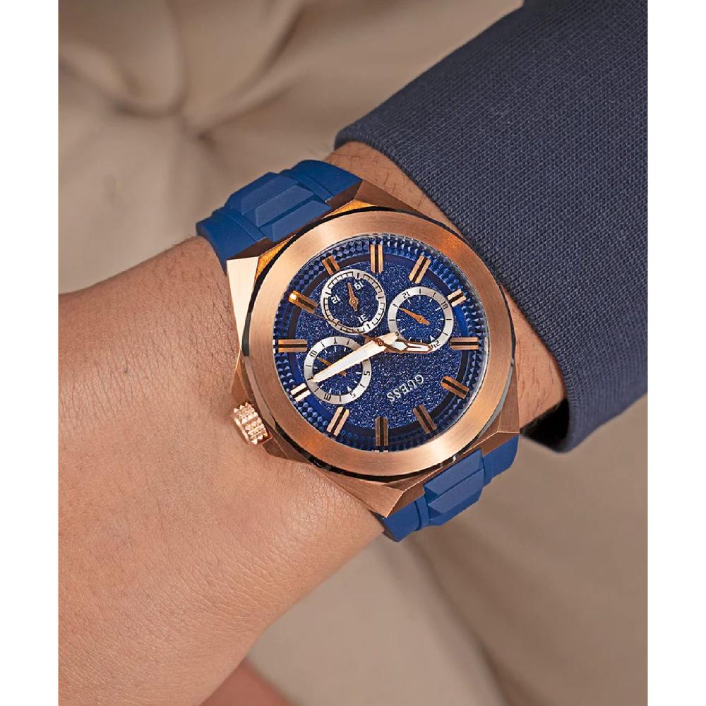 Miniatura Relógio Guess Masculino Multifunção GW0799G2 Azul