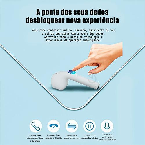 Fone De Ouvido Sem Fio Tws I12 Bluetooth Touch Recarregável