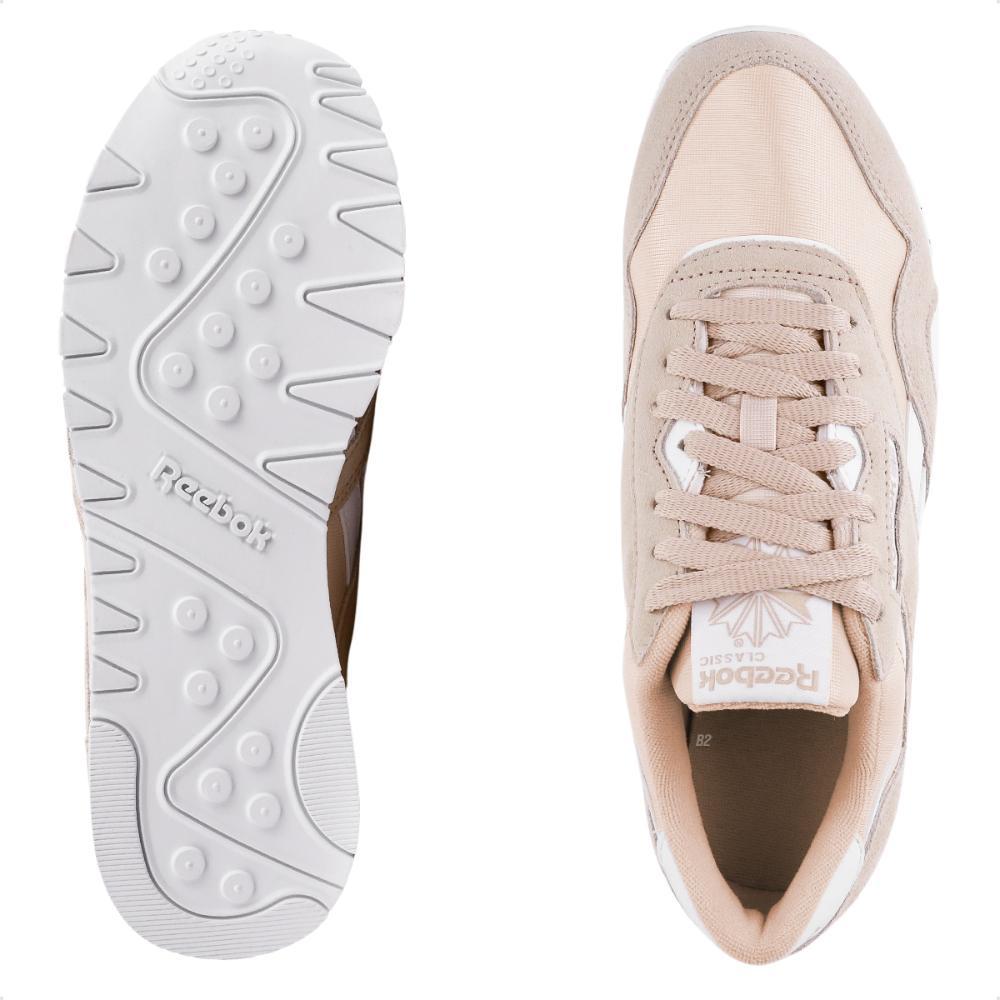 Miniatura Tênis Reebok Classic Nylon Feminino Rosa / Branco - 34