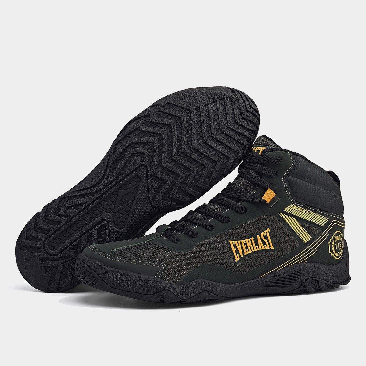Miniatura Tênis Everlast Strike 4 Masculino Verde+Amarelo - 38