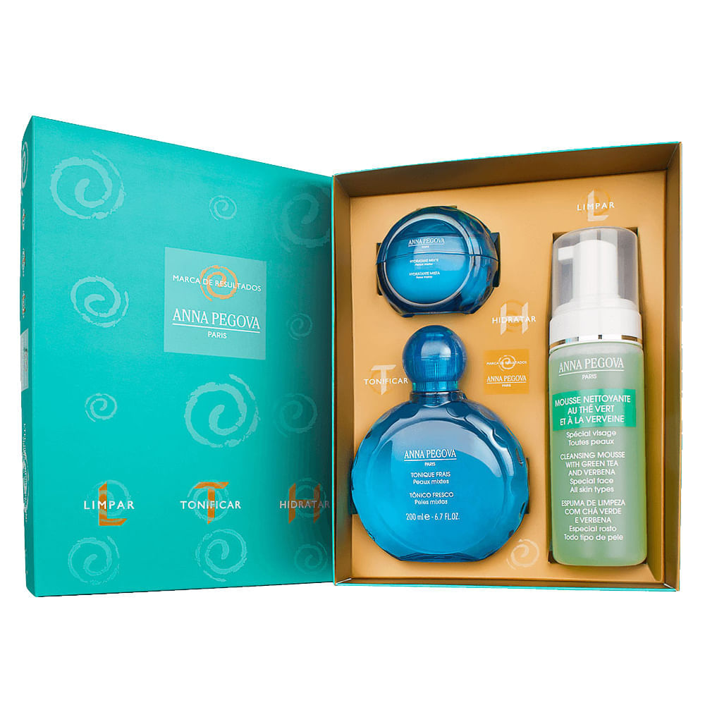 Miniatura Anna Pegova LTH Pele Mista Kit - Mousse + Tônico + Hidratante Kit