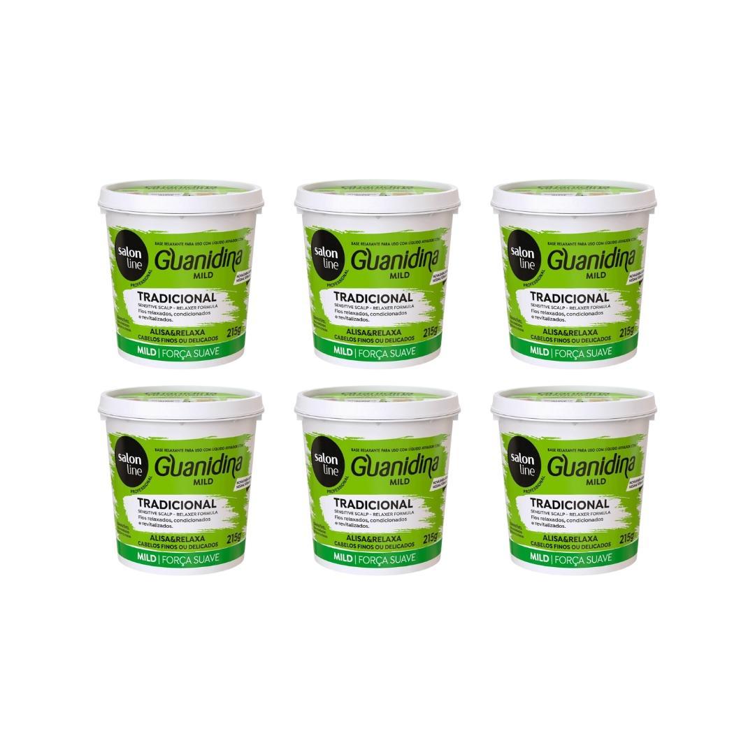 Miniatura Relaxante Salon Line Guanidina Mild 215G-Kit C/6Un