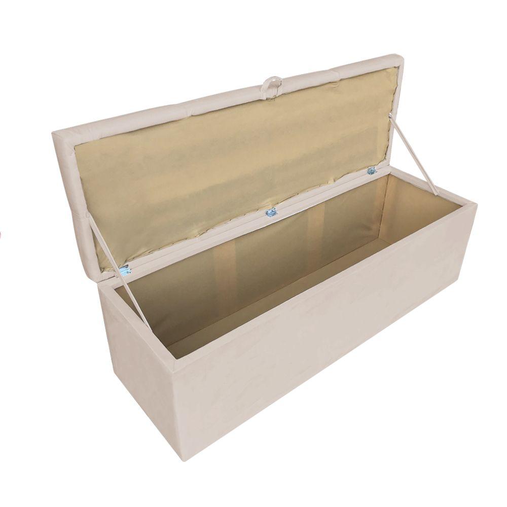 Kit Calçadeira e Painel Clean 140 Cm Suede D´rossi Bege