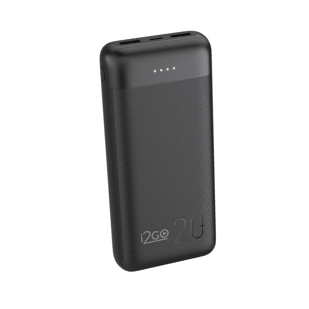 Miniatura Carregador Portátil Power Bank 20000 mAh 12 W Smart Charge i2GO