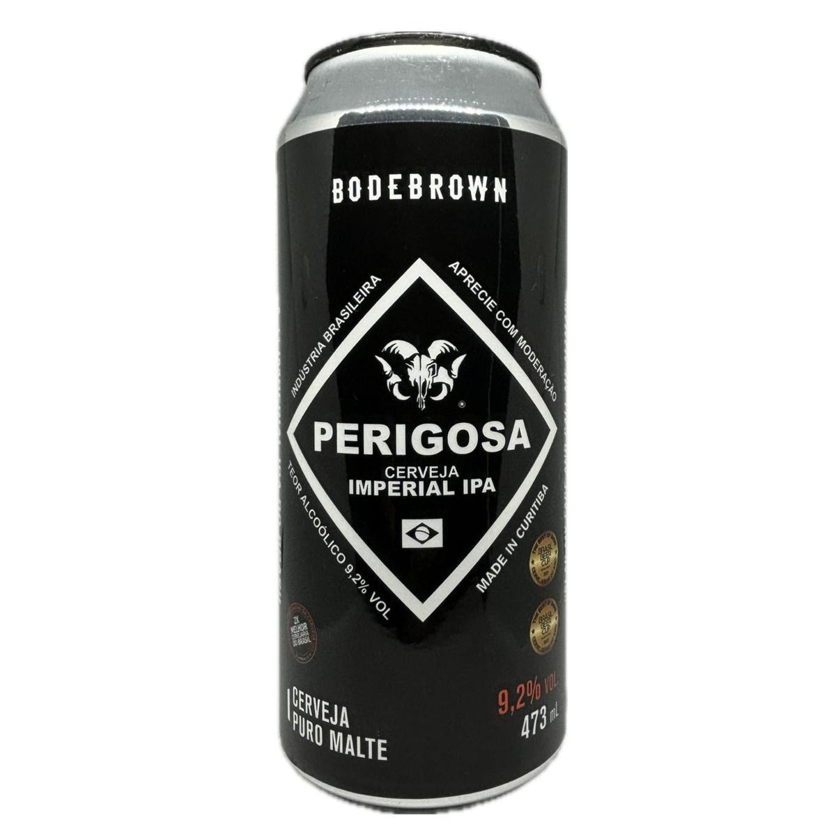 Miniatura Cerveja Perigosa Pale Ale 9,2% Imperial Ipa 473Ml Bodebrown