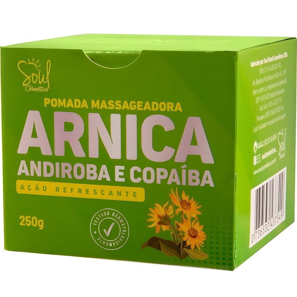 Miniatura Combo 4 Pomada Massageadora Arnica, Andiroba E Copaíba 250G