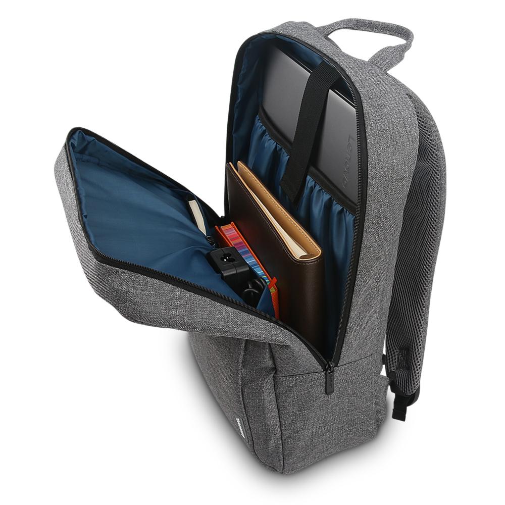 Miniatura Mochila Lenovo Casual B210 Cinza para notebook de até 15.6" GX40Q17227