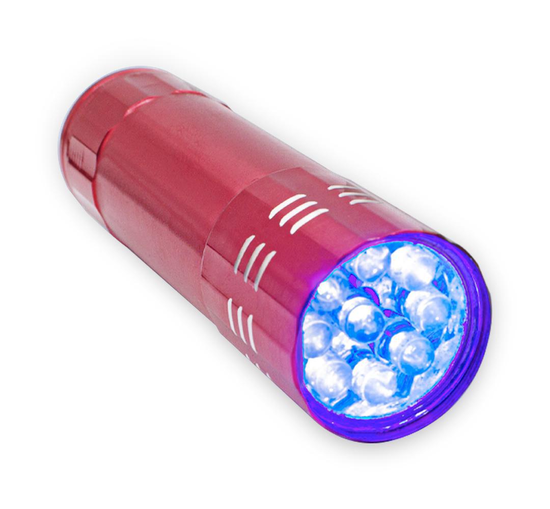 Miniatura Lanterna Luz Ultravioleta 9 Leds Uv Secagem Unhas Gel Cabine